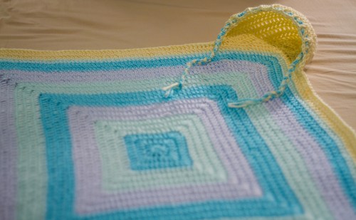 hooded baby blanket