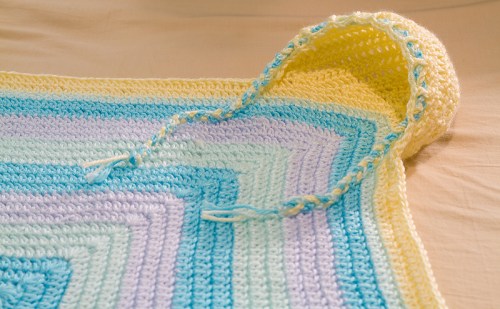 hooded baby blanket