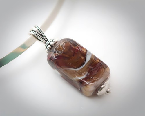 lampworked pendant