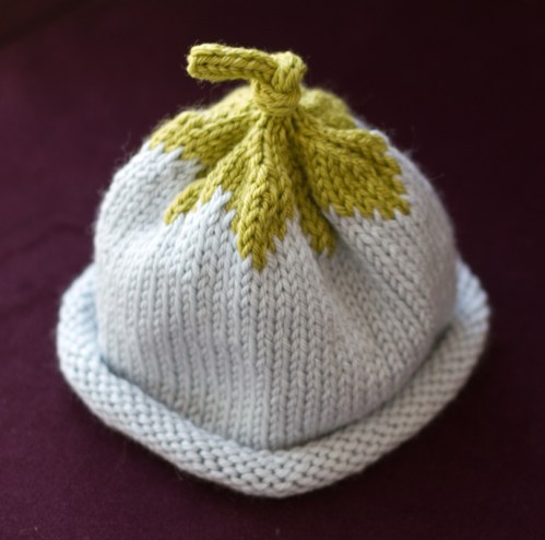 Knitted baby hat