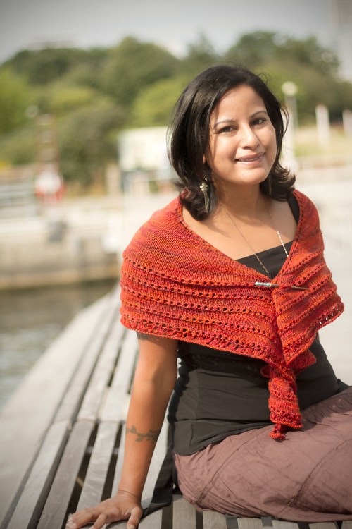 Sugared Violets Shawl