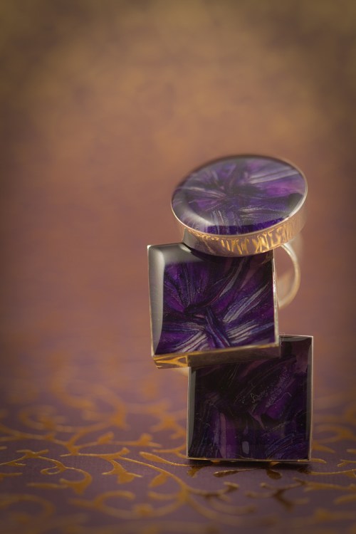 Hyacinth resin jewellery