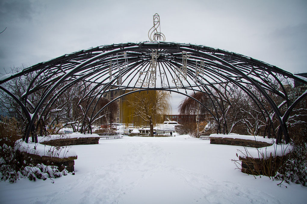 Winter in the Music Garden ©Shireen Nadir 2012