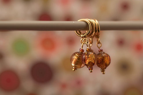 Custom Stitch Markers ©Shireen Nadir 2012