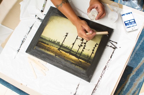 How to resin an image