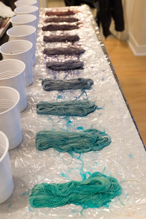 Dying Ombre Yarn ©Shireen Nadir 2014