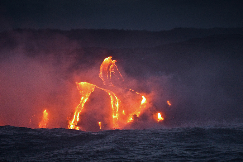 Mt Kilauea lava flow ©Shireen Nadir 2014