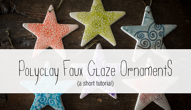 Faux Glazed Tree&nbsp;Ornaments
