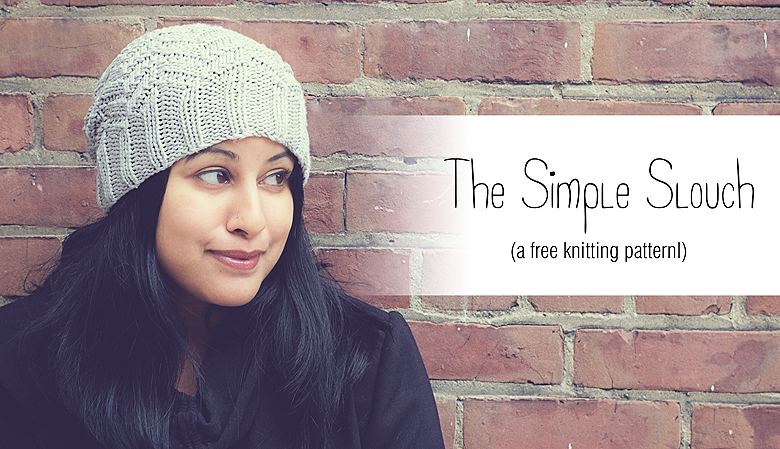 The Simple Slouch – Free Knitting&nbsp;Pattern